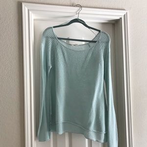 Anthropologie Moth Mint Green Sweater Large